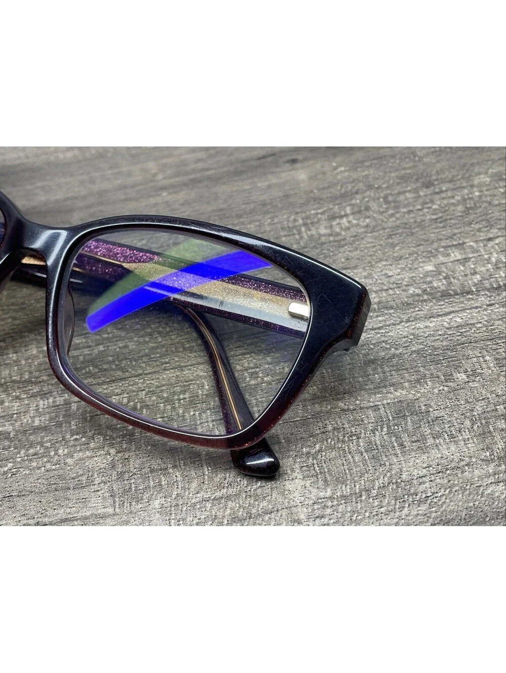Jimmy Choo JC270 EGL 140 Eyeglasses Frames Womens Burgundy Sparkle 53[]16-140